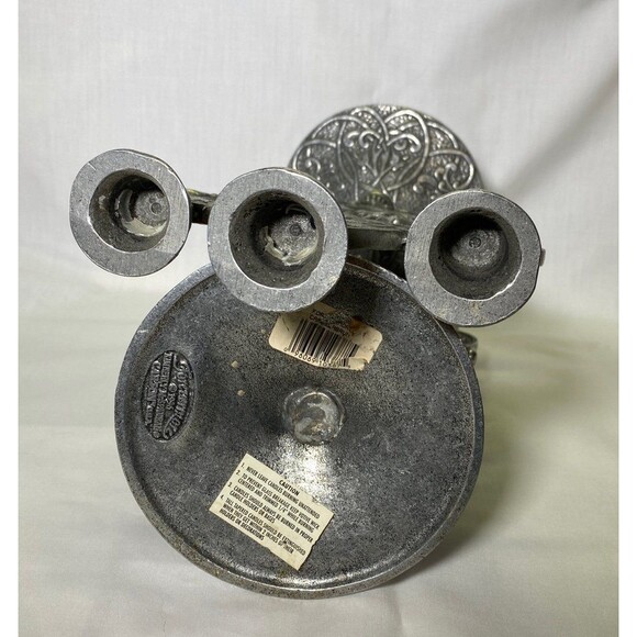 Candle CANDELABRA, Pewter 1996 Forevermore Kimberly Carson, 2 both for 1 price - Picture 7 of 11